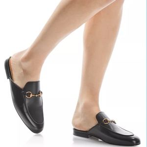 Gucci Princetown Leather Mules